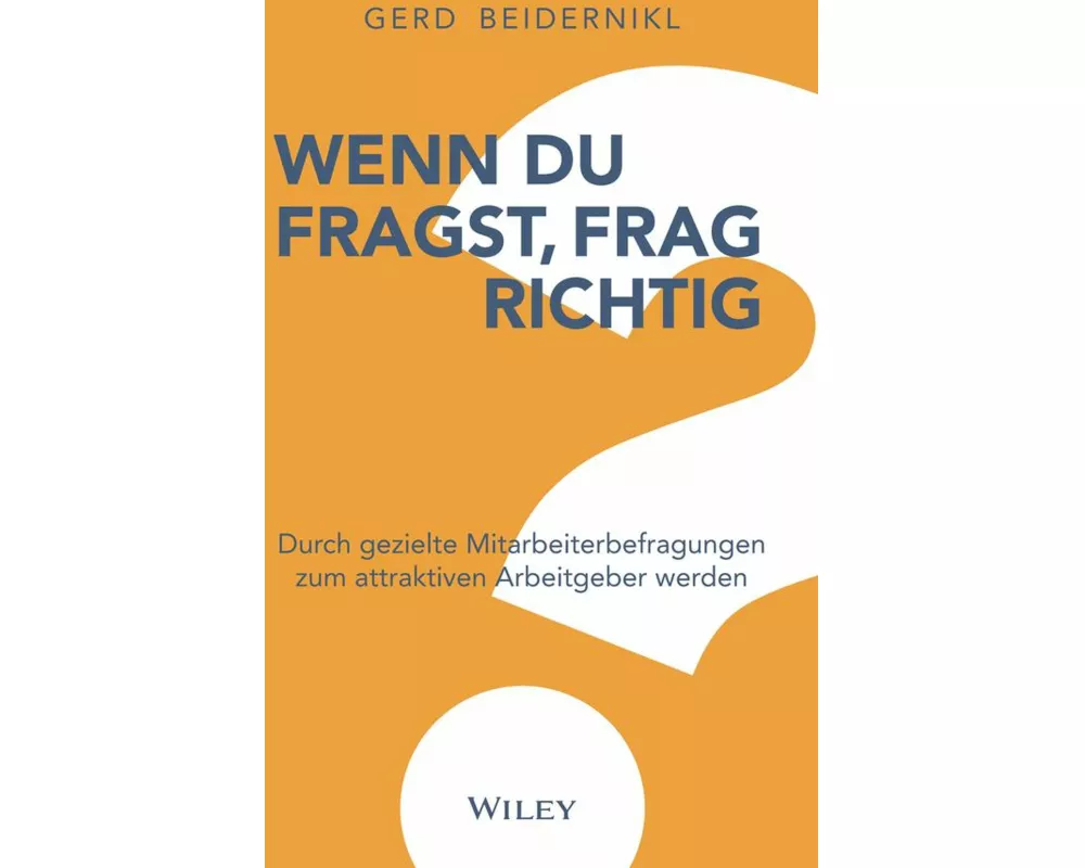 Wenn du fragst, frag richtig!