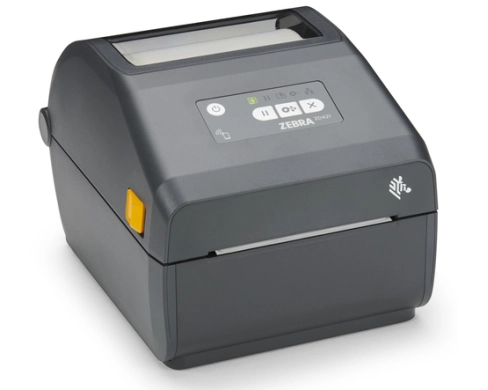Zebra ZD421. Print technology: Direct thermal, Maximum resolution: 203 x 203 DPI, Print speed: 152 mm/sec. Connectivity technology: Wired & Wireless. Product colour: Grey