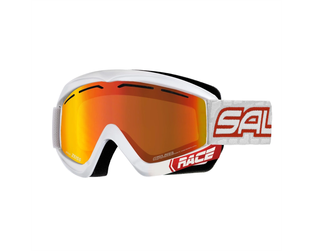 Salice Occhiali Skibrille 969DARWFV, White-Red / Dav RW Red