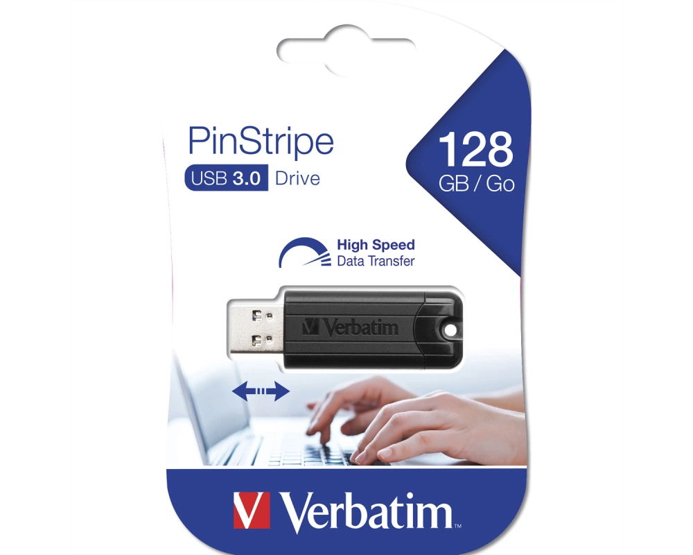 VERBATIM Store 'n' Go PinStripe USB 3.0, 128GB