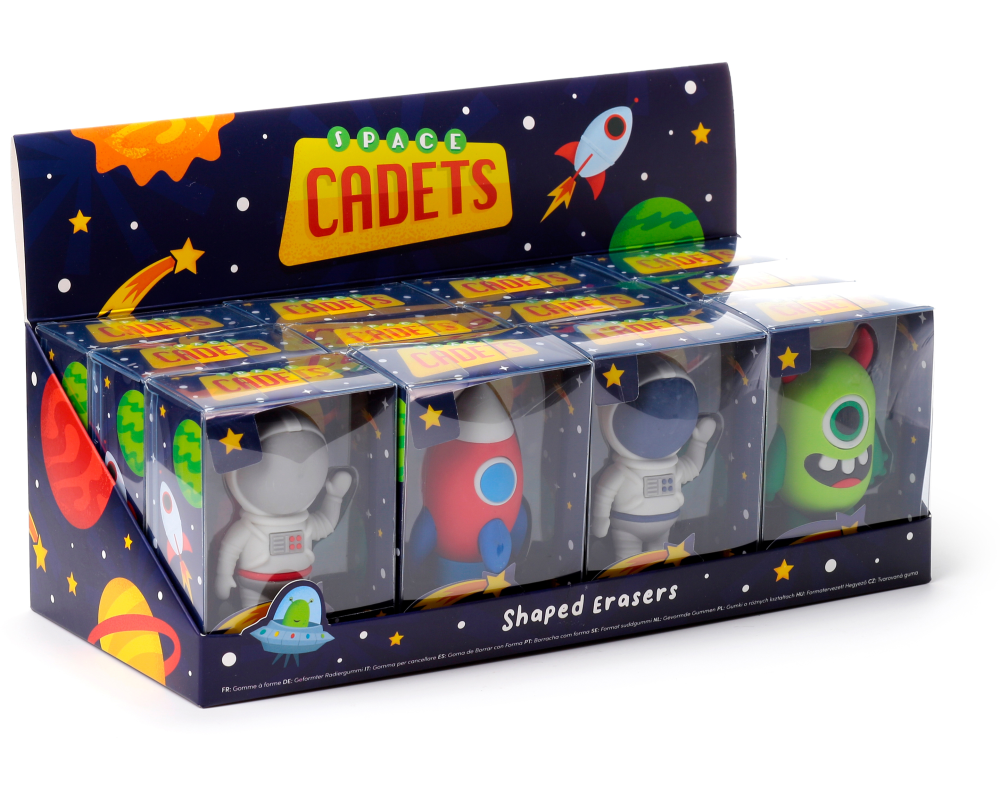 ROOST Radiergummi Weltraum STA344 4 assortiert