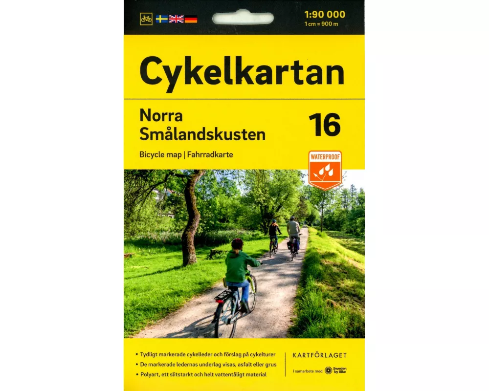 Cykelkartan Blad 16 Norra Smlandskusten 1:90000