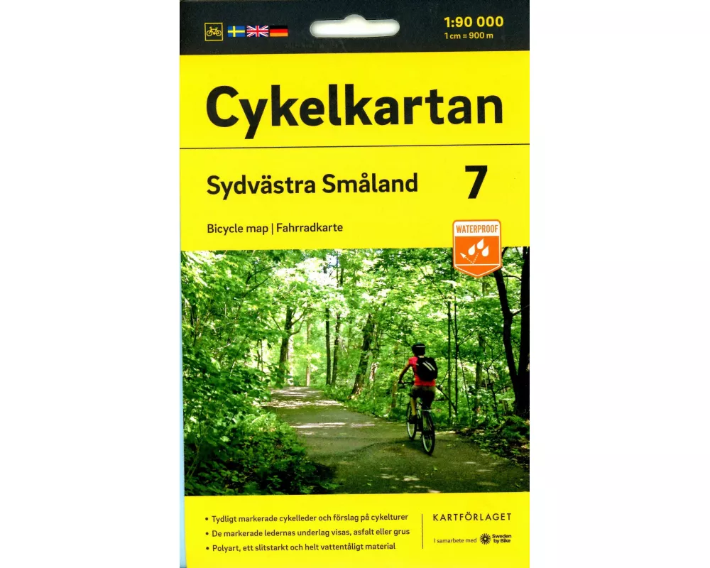 Cykelkartan Blad 7 Sydvästra Småland 1:90000