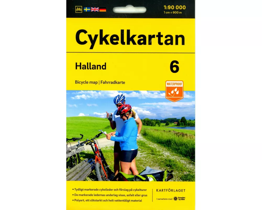 Cykelkartan Blad 6 Halland 1:90000