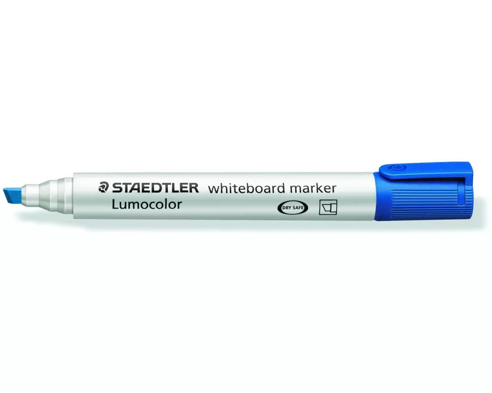 Staedtler Whiteboard-Marker Lumocolor 351 Blau, Keilspitze