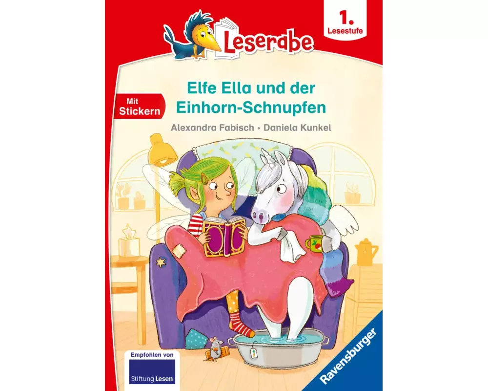 Leserabe 1. Lesestufe - Elfe Ella und der Einhorn-Schnupfen