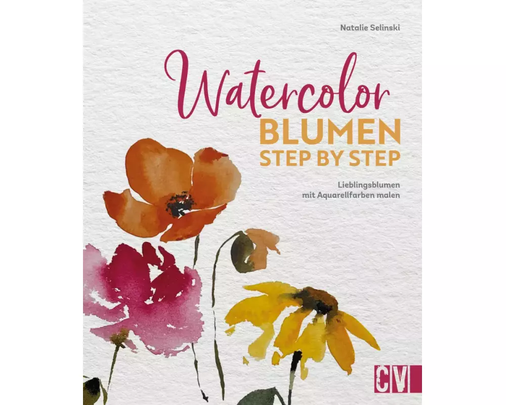 Watercolor Blumen Step by Step