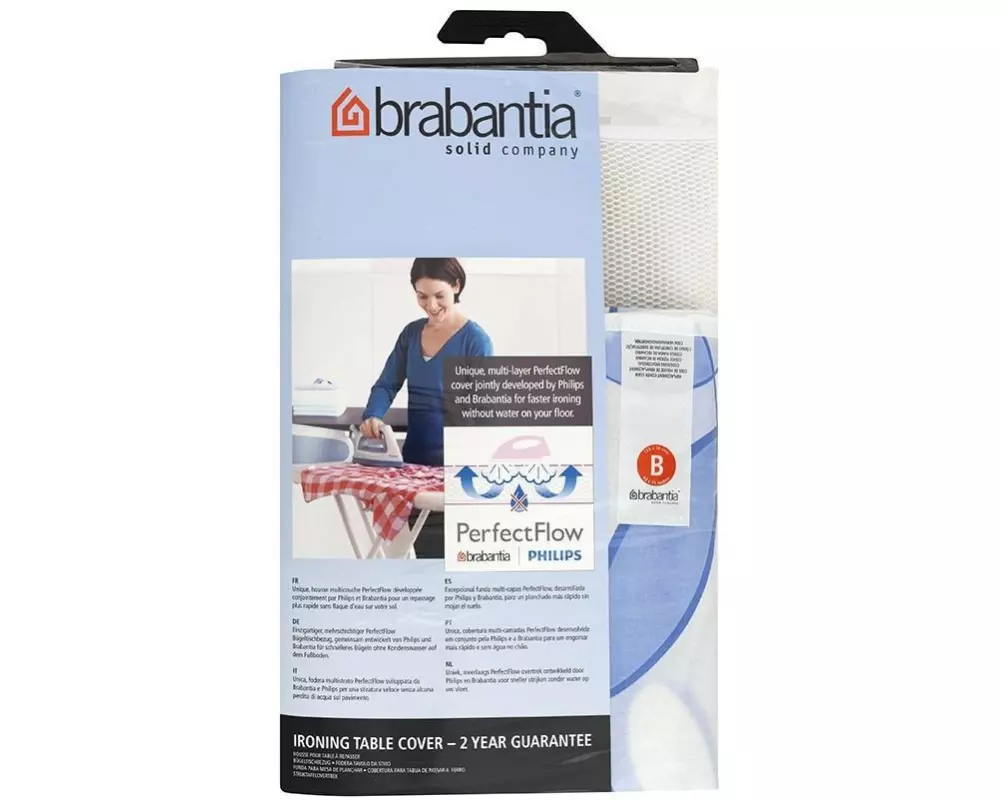 Brabantia Bügelbrettbezug Perfect Flow 124 cm x 38 cm