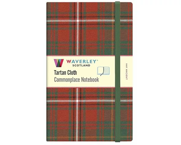Waverley Tartan Commonplace Hay Ancient Large (21 X 13CM) Notebook