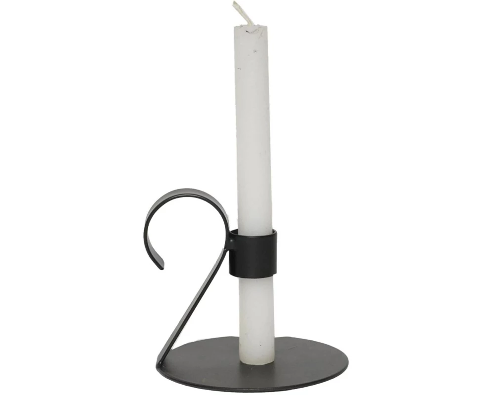 CHALET Kerzenhalter Naujan 11 cm, Schwarz