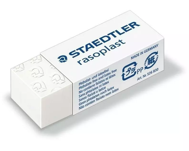 Staedtler Radiergummi Rasoplast 526 B30 Weiss