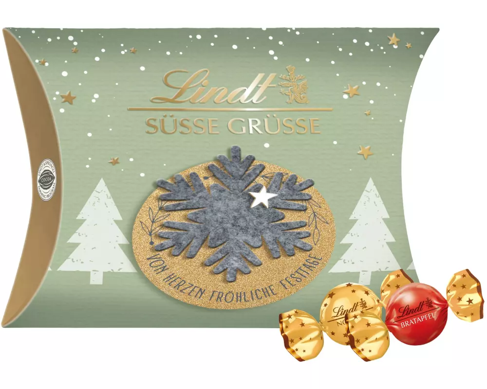 Lindt Pralinen Filz Edition Weihnachten 40 g