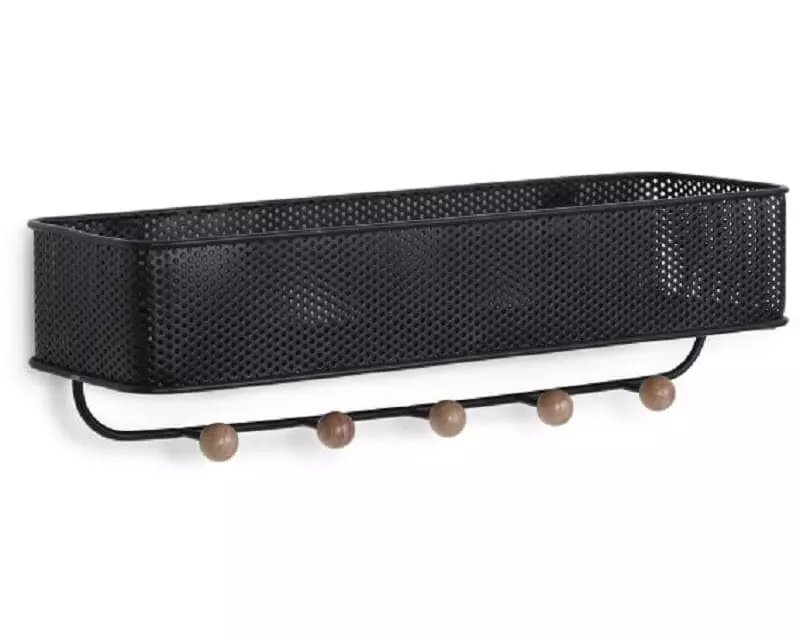 Umbra Wandgarderobe Estique Schwarz