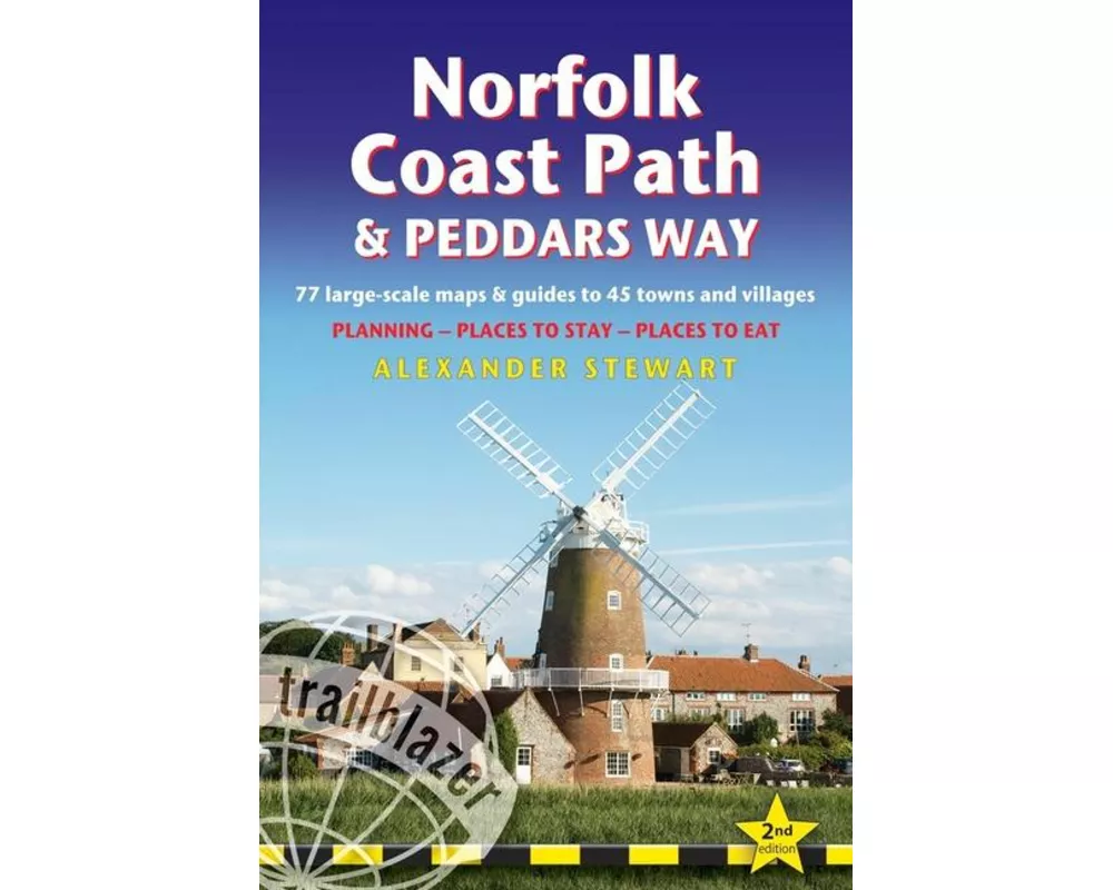 Norfolk Coast Path and Peddars Way Trailblazer Walking Guide 2e