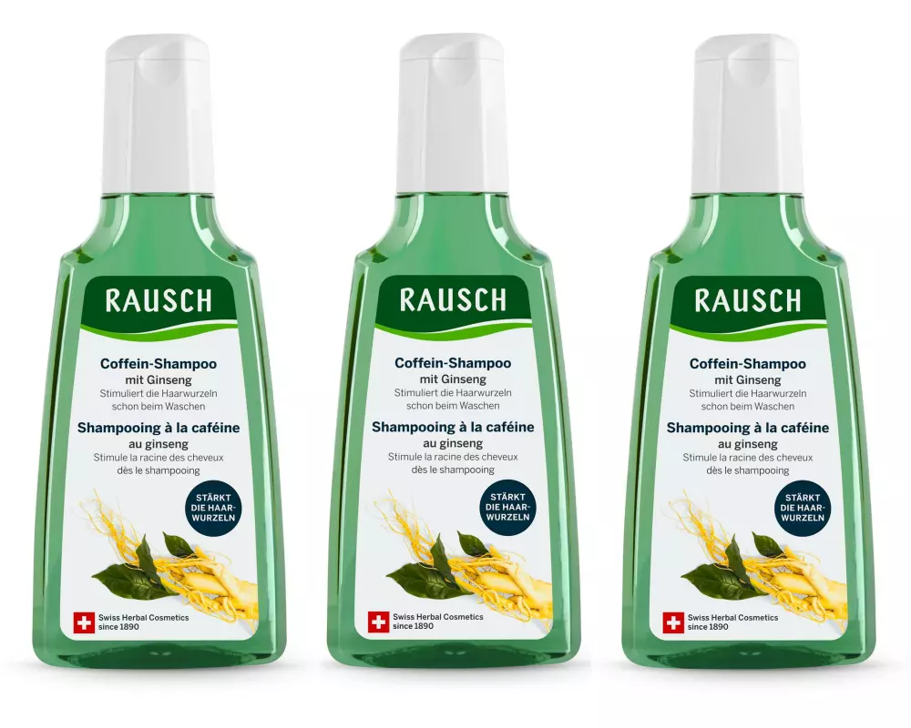 RAUSCH Shampoo Anti-Haarausfall Ginsen 3 x 200 ml