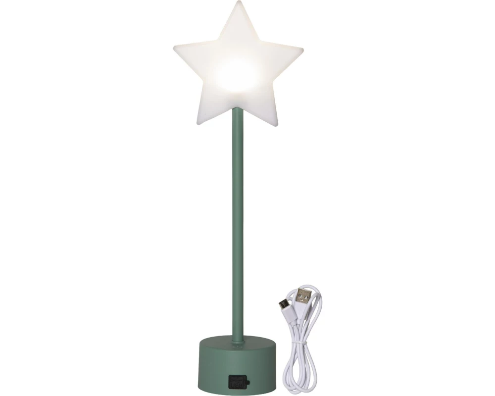 Star Trading Tischstern Blizz Indoor, Grün, 40.00 cm Höhe