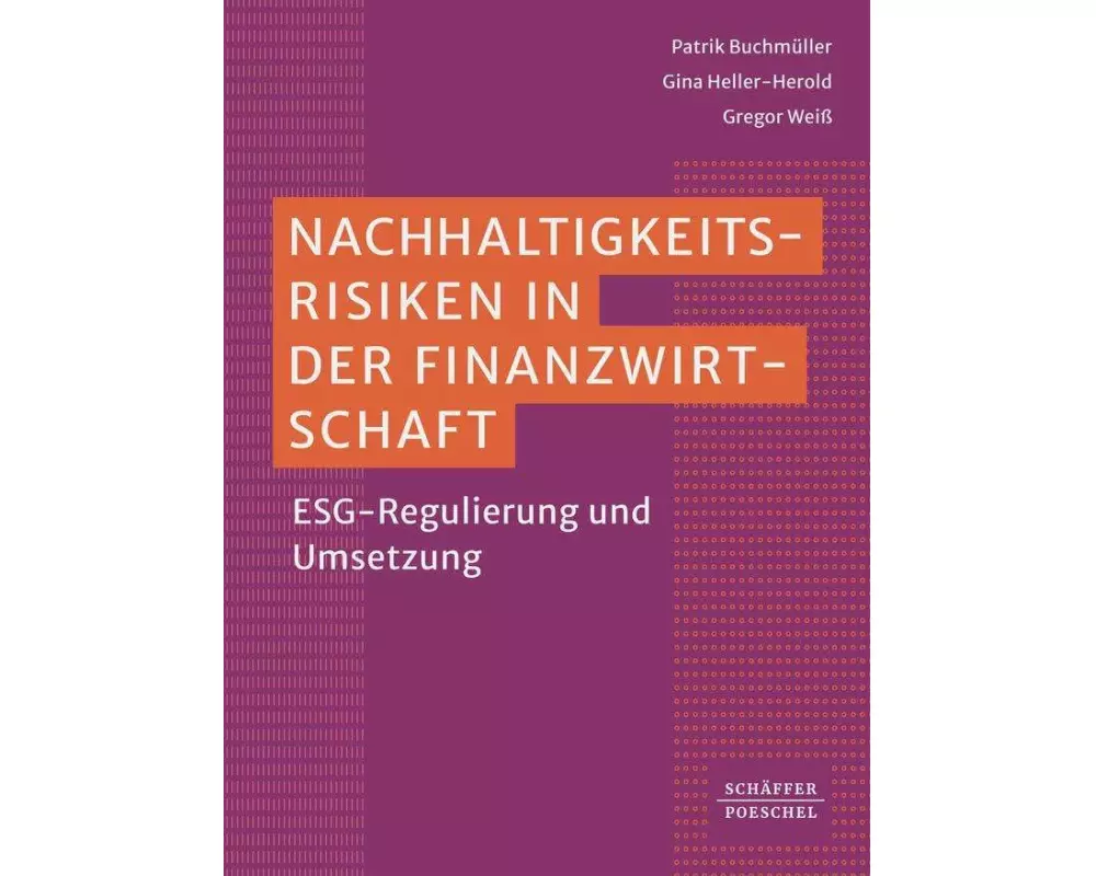 Nachhaltigkeitsrisiken in der Finanzwirtschaft