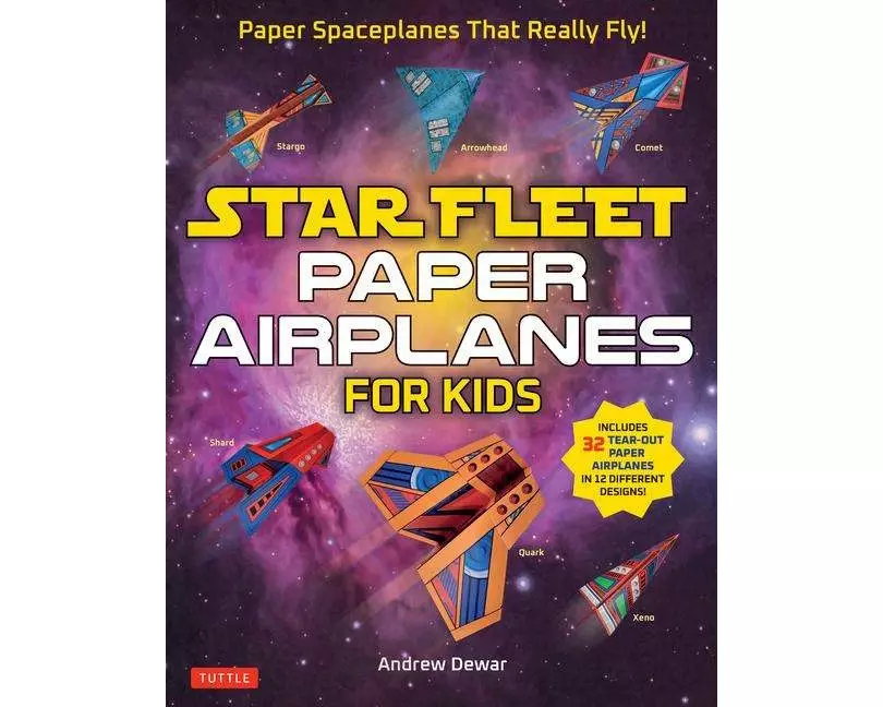 Star Fleet Paper Airplanes for Kids