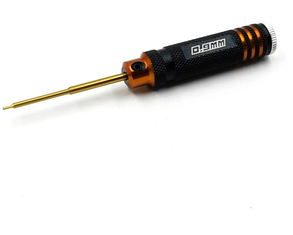 Yeah Racing Innensechskant 0.9 mm Schwarz Gold