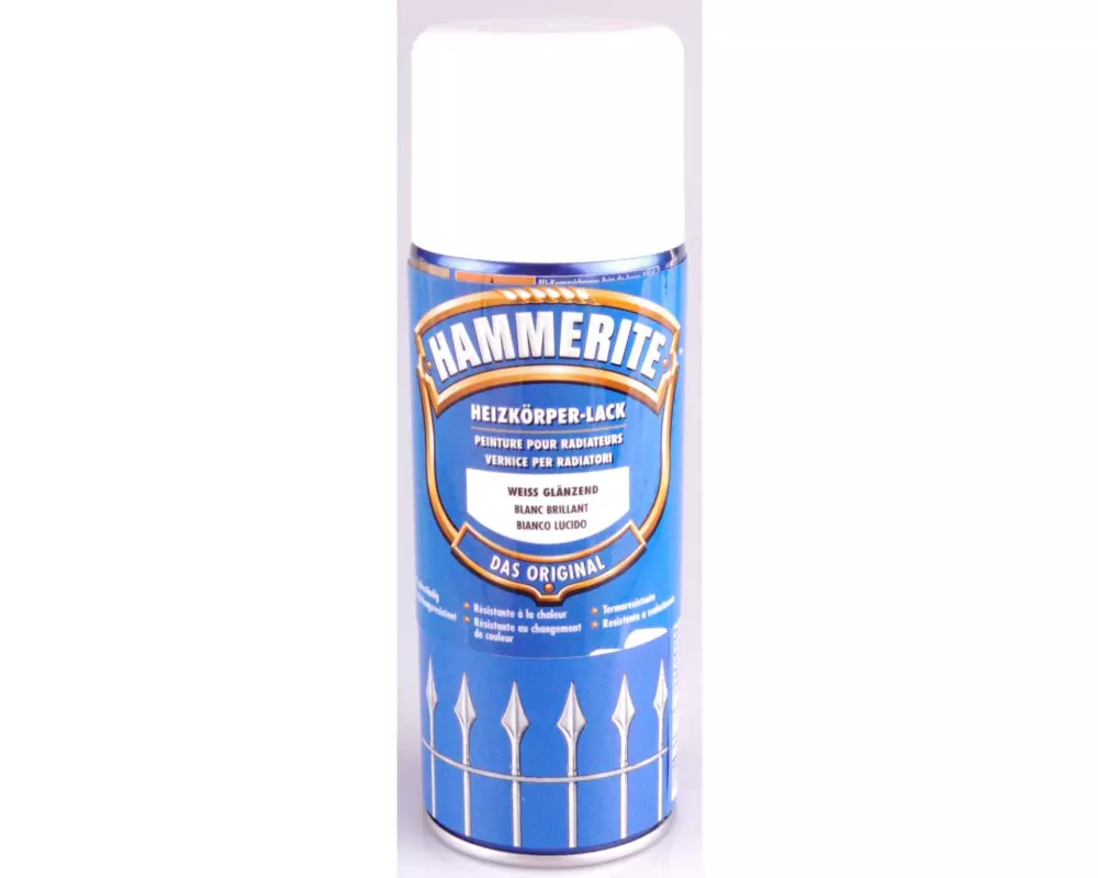 Hammerite Heizkörper-Lack, Glänzend, Weiss, 400 ml