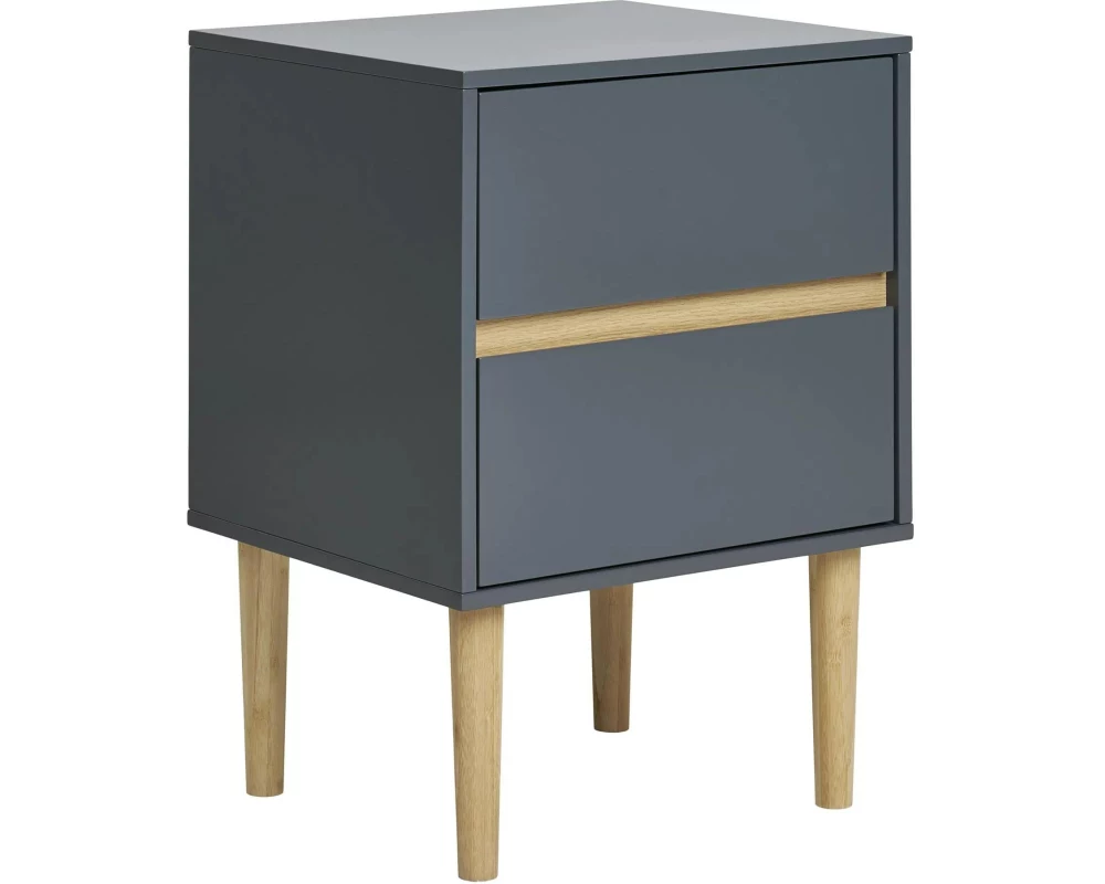 House Nordic Beistelltisch Bisley 40 x 55 cm, Grau