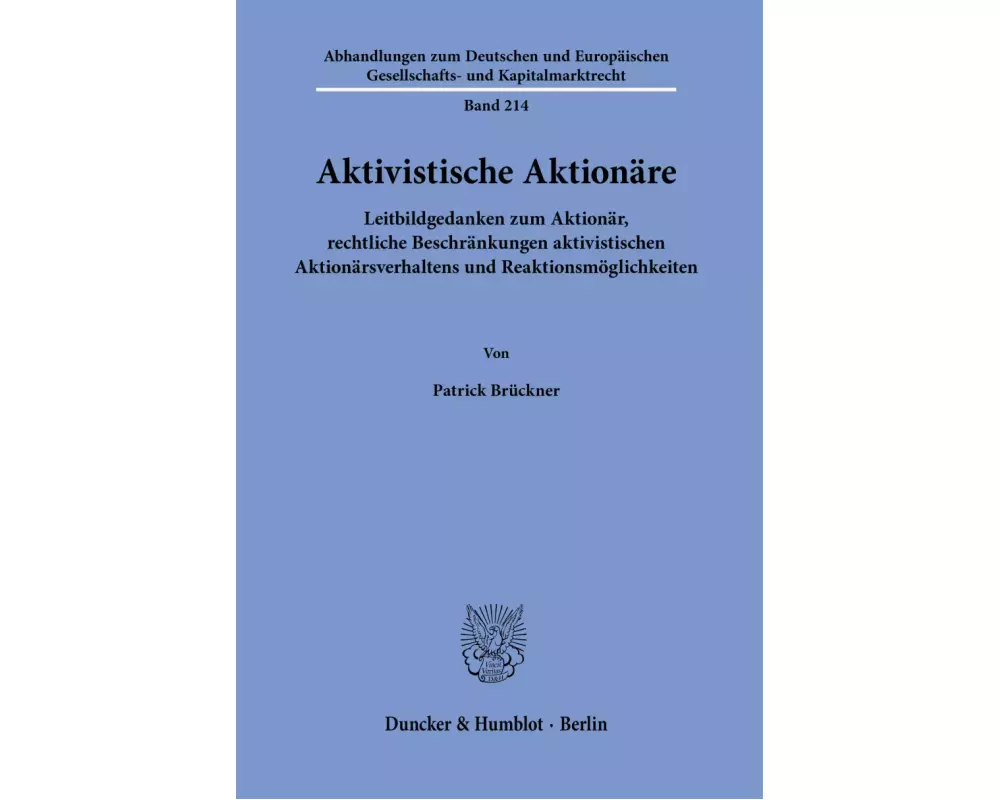 Aktivistische Aktionäre