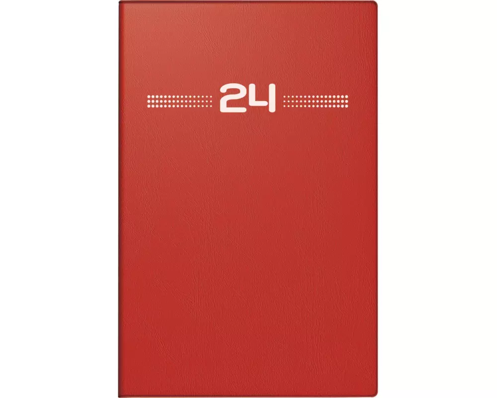 rido/idé 7015202034 Wochenkalender Taschenkalender 2024 Modell partner/Industrie I 2 Seiten = 1 Woche Blattgröße 7,2 x 11,2 cm Kunststoff-Einband r