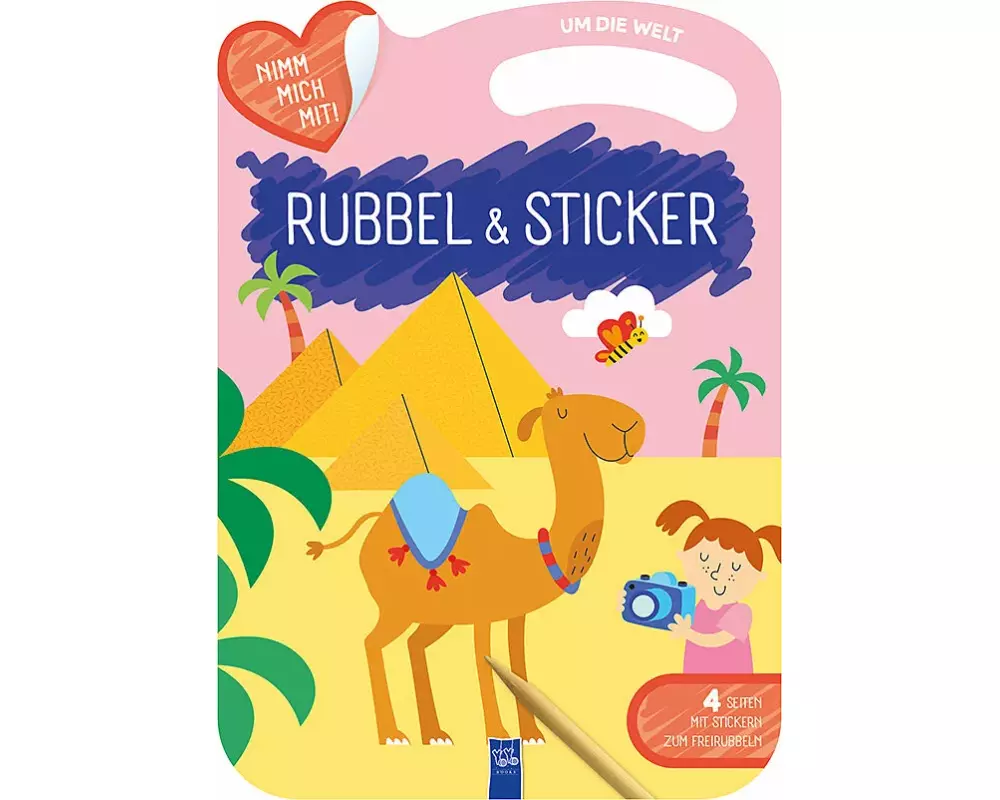 Rubbel & Sticker - Um die Welt