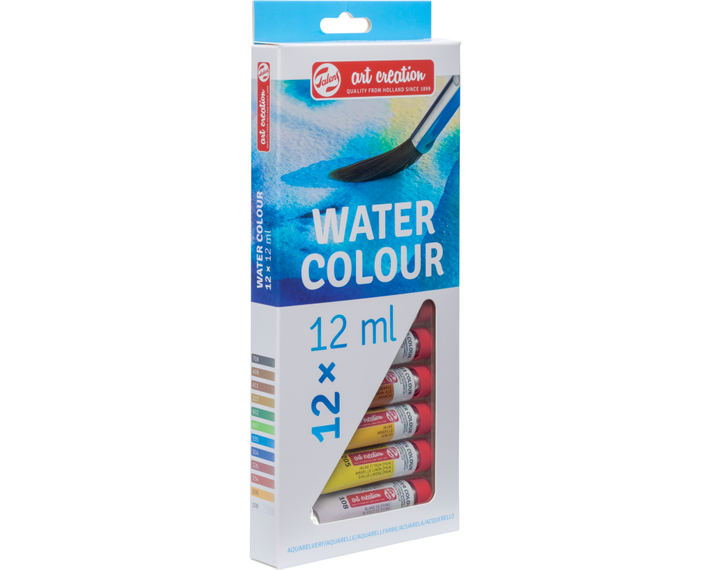 TALENS Aquarellfarbe Set 9022012M Art Creation, 12 x12ml