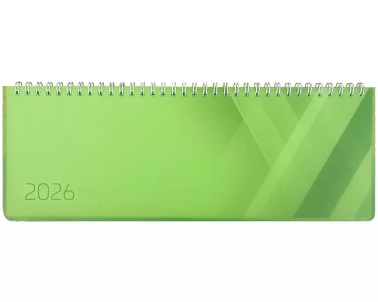 Simplex Tisch-Querkalender Colors 29 x 10.5 cm, 2026, Grün