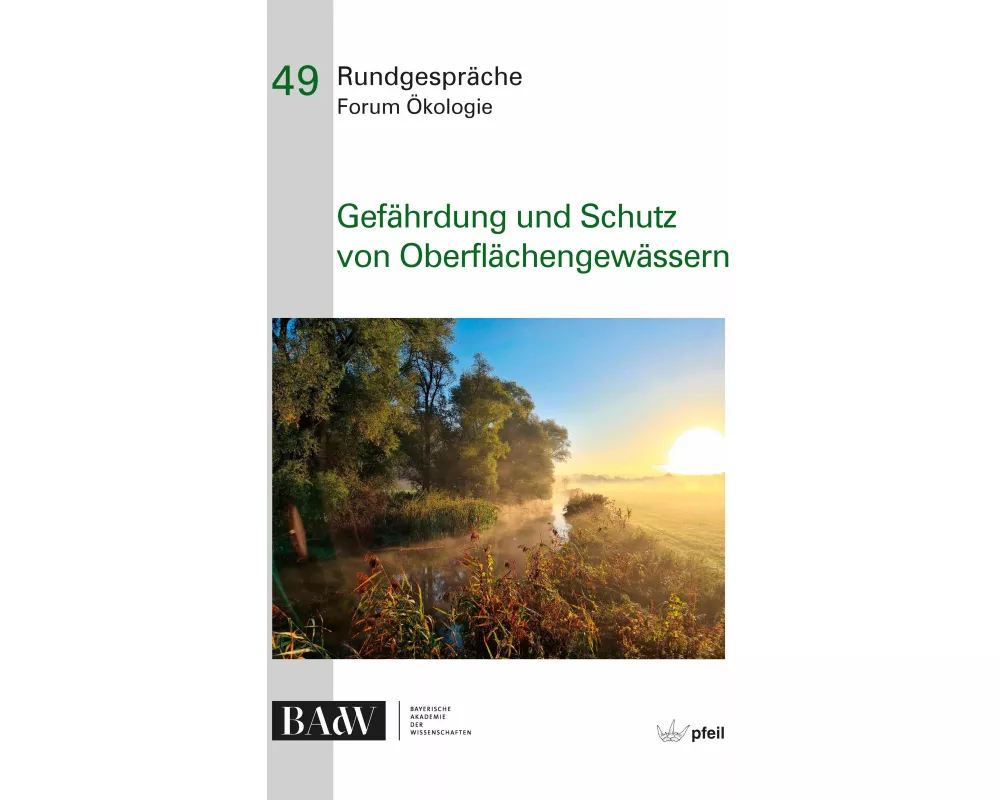 Gefährdung und Schutz von Oberflächengewässern
