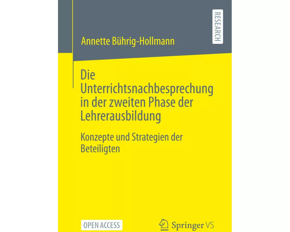 Die Unterrichtsnachbesprechung in der zweiten Phase der Lehrerausbildung