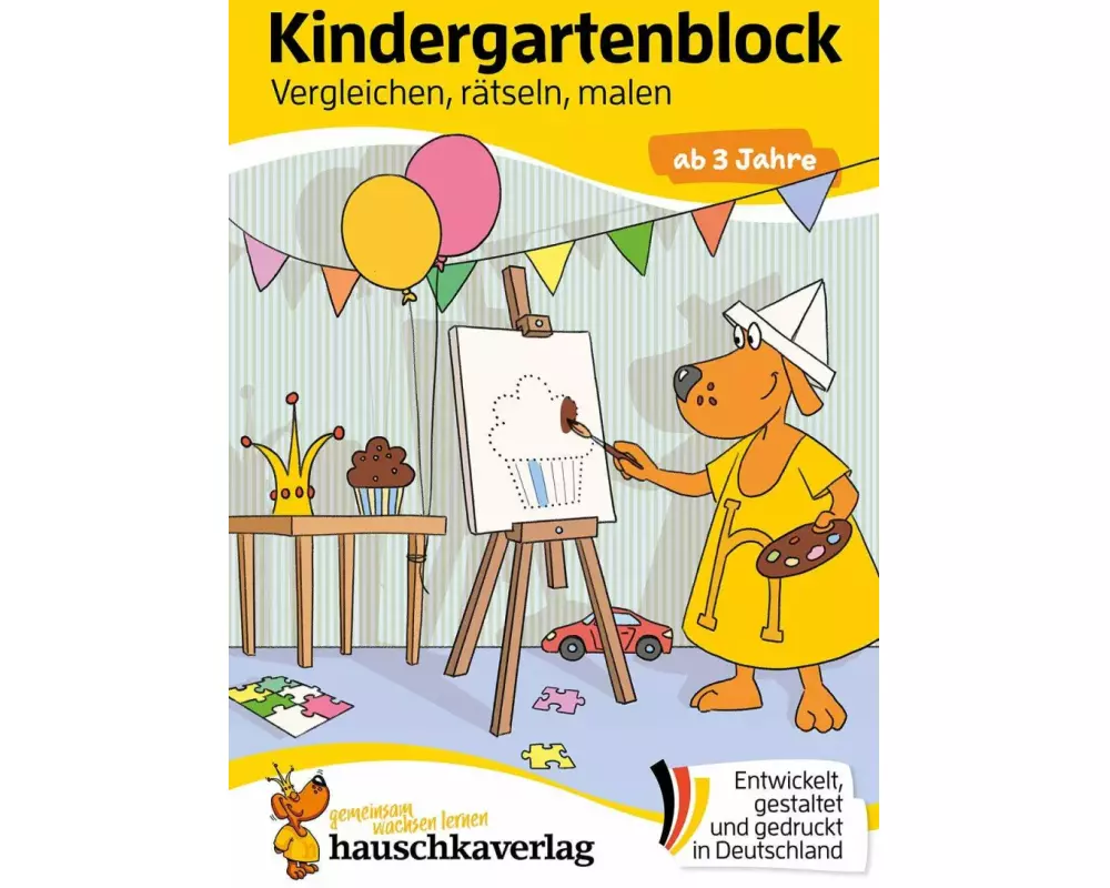 Kindergartenblock ab 3 Jahre - Vergleichen, rätseln und malen