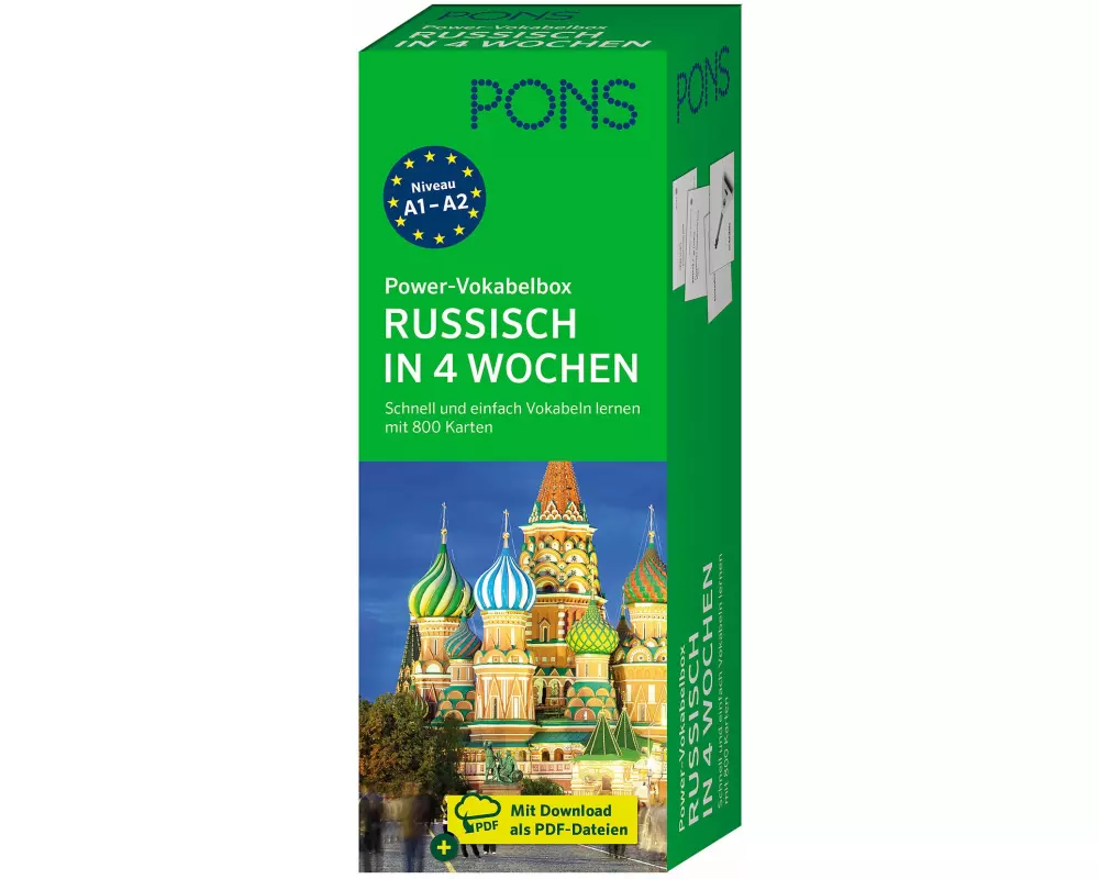 PONS Power-Vokabelbox Russisch in 4 Wochen