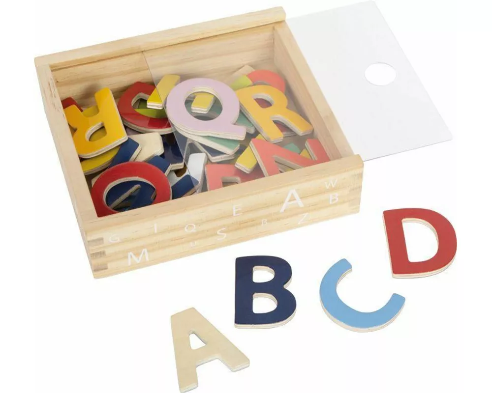 Bunte Magnetbuchstaben