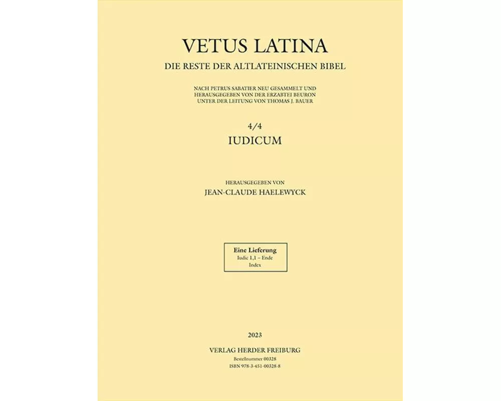 Vetus Latina - Iudicum