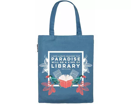 Jorge Luis Borges: Paradise Tote Bag