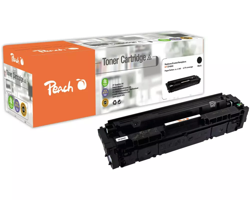 Peach Toner HP Nr. 201X (CF400X) Black