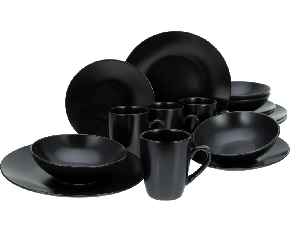creaTable Teller-Set Schwarz