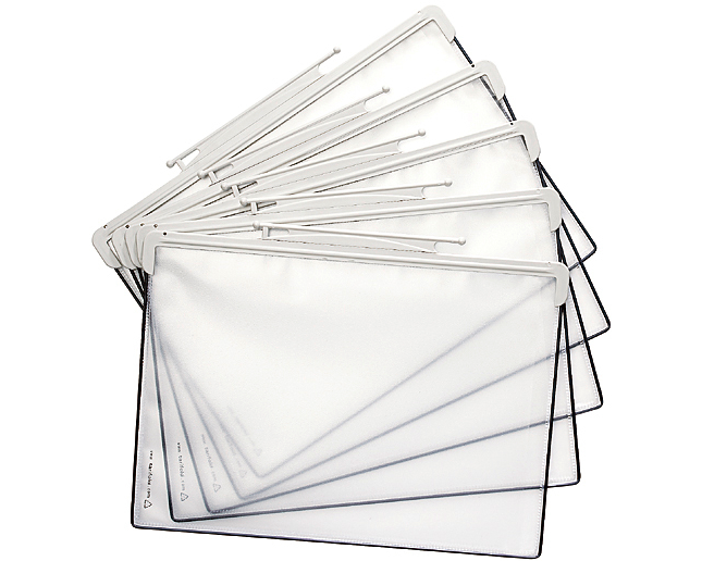 TARIFOLD Drehtaschen T-Display 704300 grau 5 Stück