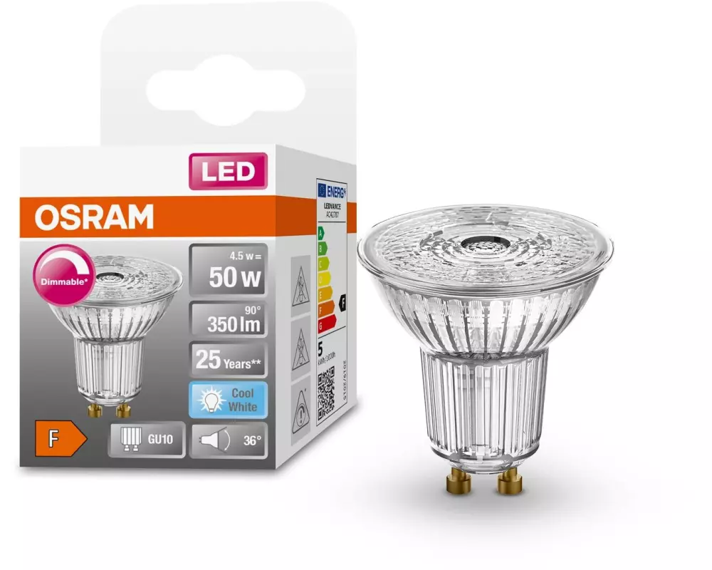 OSRAM Lampe LED Superstar Par16 50 Neutralweiss (NW)