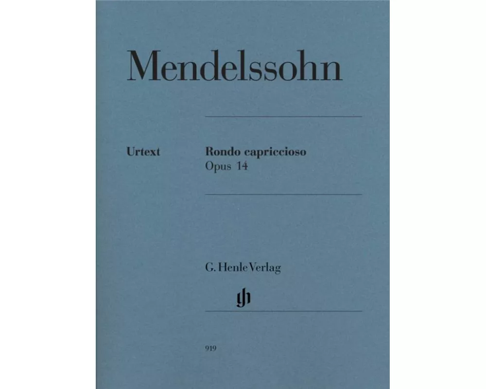 Mendelssohn Bartholdy, Felix - Rondo capriccioso op. 14