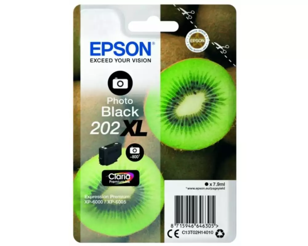 Epson Tinte 202 XL / C13T02H14010 Photo Black