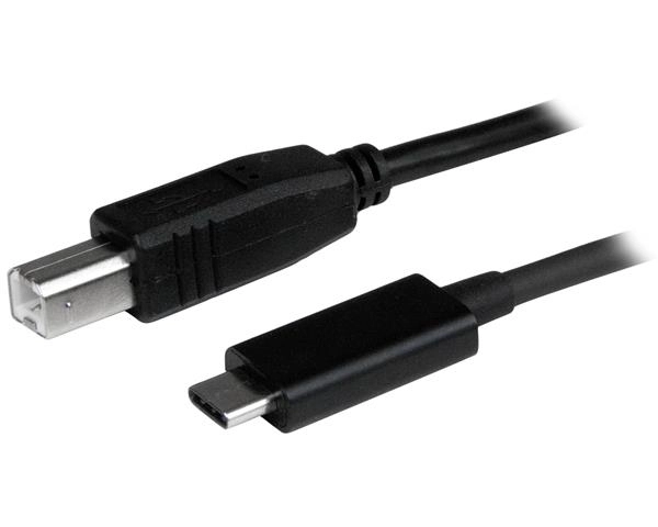 StarTech.com USB2CB1M USB Kabel USB 2.0 1 m USB C USB B Schwarz