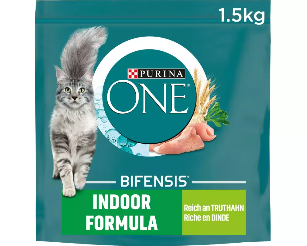 Purina ONE Trockenfutter Indoor Formula Truthahn 1.5 kg