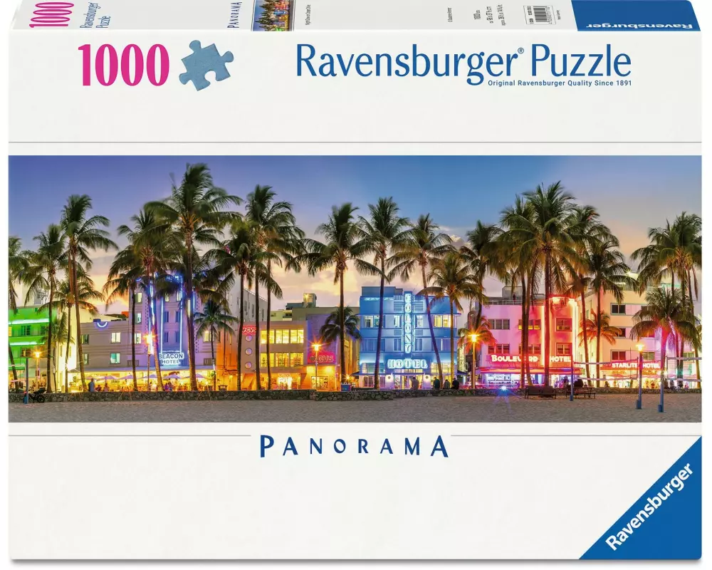 Ravensburger Puzzle Nachtlichter am Ocean Panorama 1000 Teile