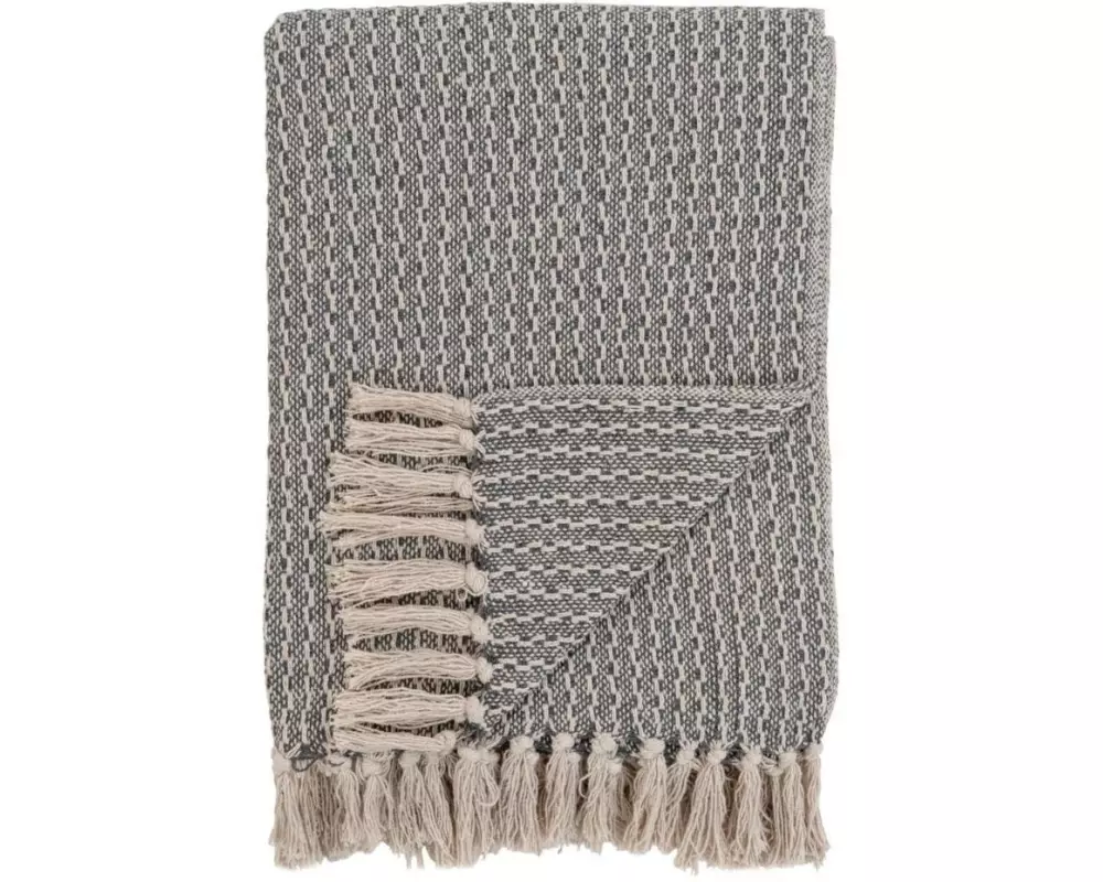 House Nordic Tagesdecke Cort 160 x 130 cm, Dunkelgrau