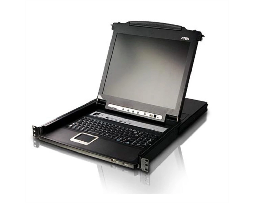 ATEN CL5716N LCD KVM Switch, USB-PS/2, VGA, DE-Layout