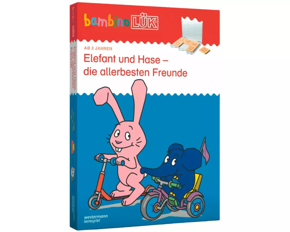bambinoLÜK-Set. Elefant und Hase - die allerbesten Freunde