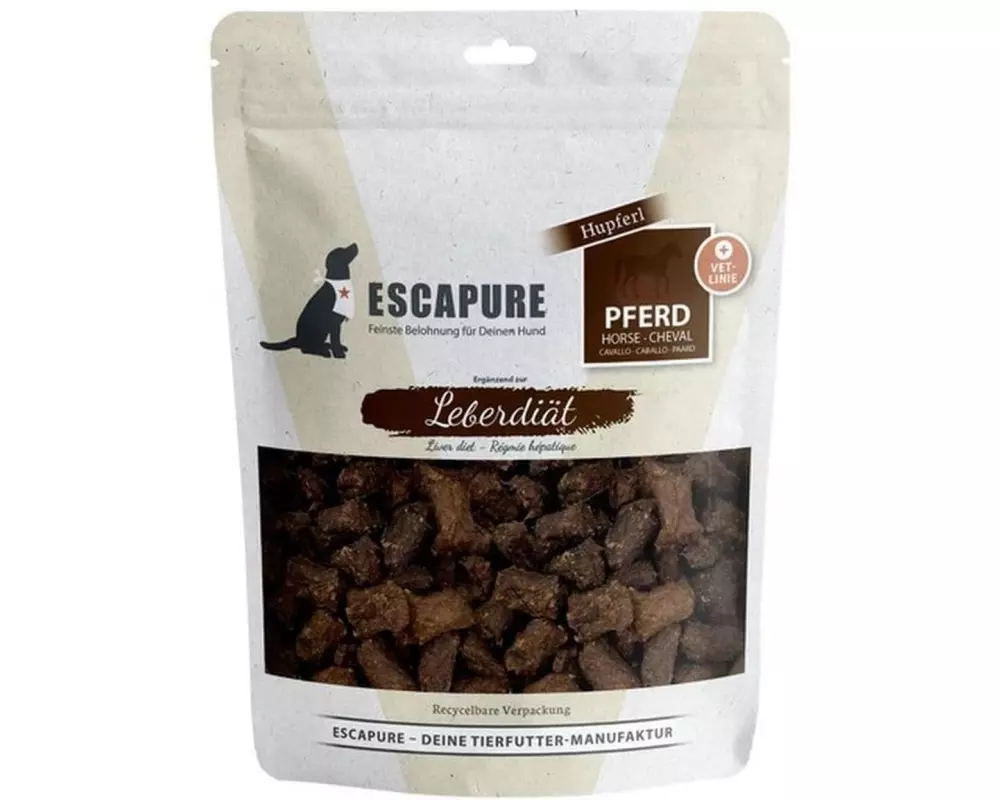 Escapure VET-Linie Trockenfutter Leberdiät Hupferl Pferd 0.15 kg